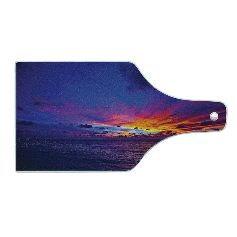 Planche à découper en verre trempé Ambesonne