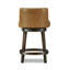 Upholstered Stool with Solid Wood Frame-1781459688