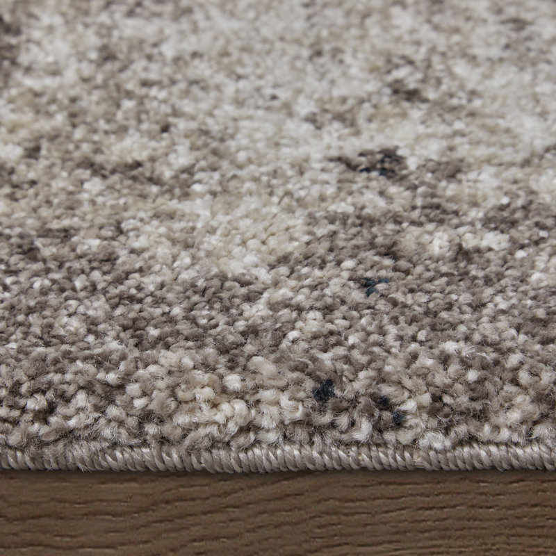 Templas Modern Abstract, Gray/Black/Taupe, Rectangle 7'10" x 10'
