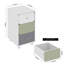 Liston 3 Drawer Bedside with Custom Green and Pink Panel Design
