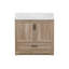 Meuble-lavabo simple 36 po avec comptoir en marbre, évier et dosseret Retford pré-assemblé-1748392087