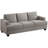 89 Inch Corduroy Sofa Couch, 3 Seater Sofa With Square Arms For Living Room(set Of 2)-1158283075
