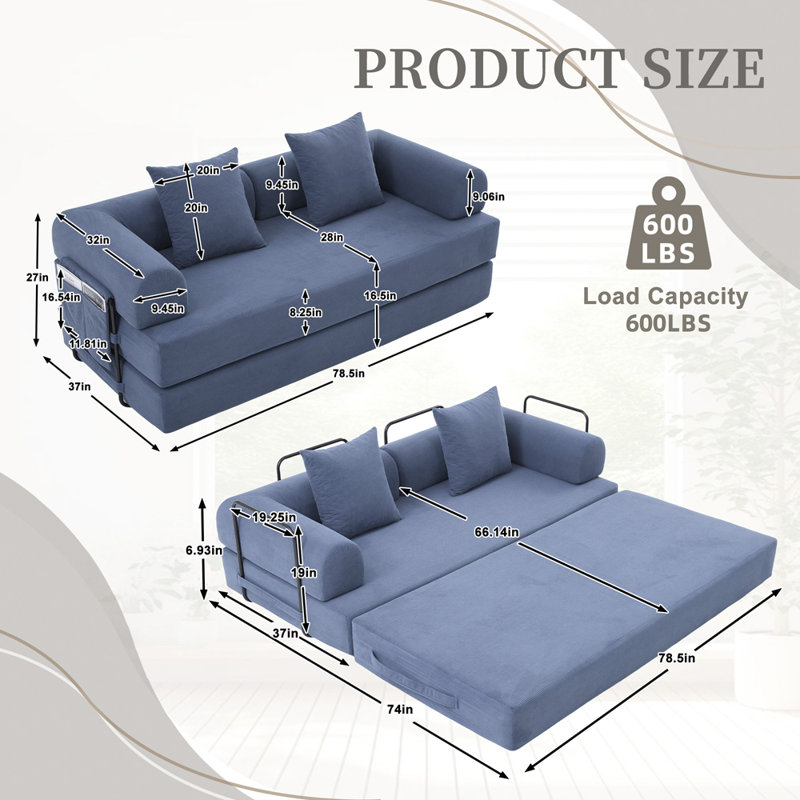 Metal-Frame Modular Sofa