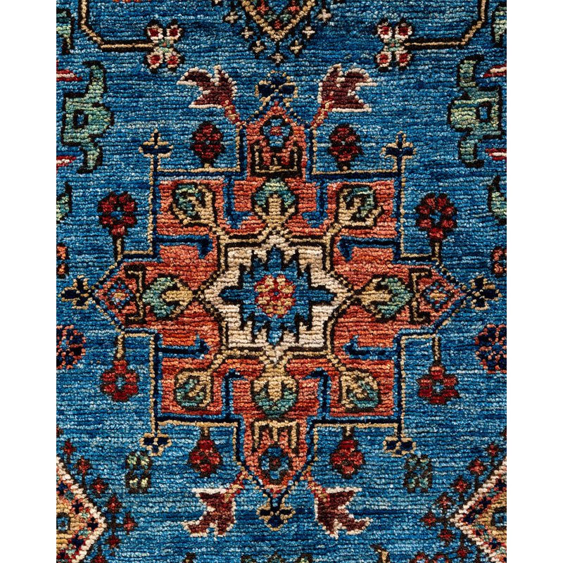 Serapi One-of-a-Kind Rectangle 6'1" X 9'4" Hand Knotted Area Rug