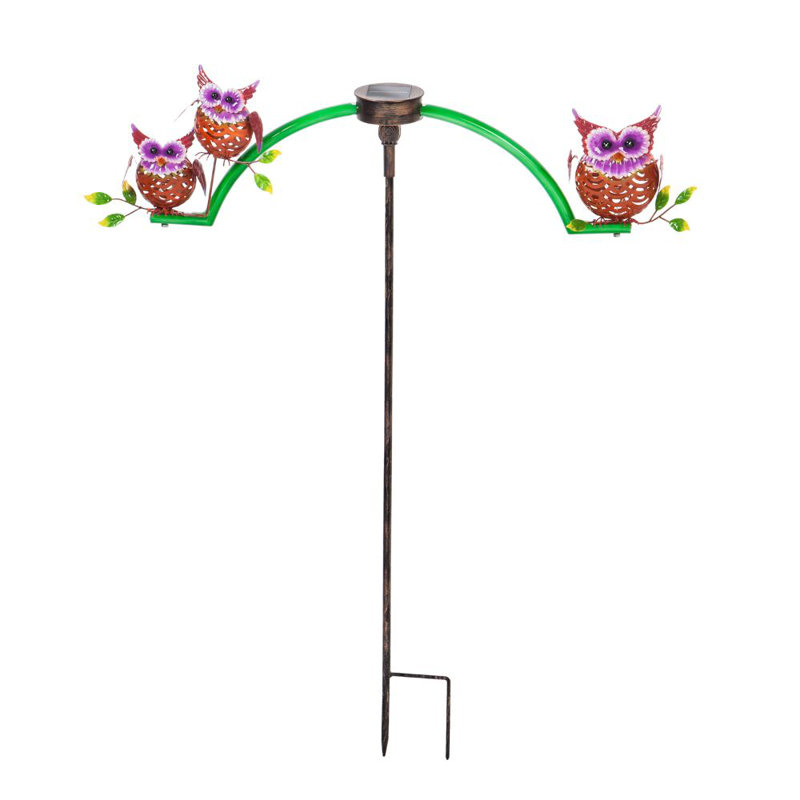 Hibou de jardin d’équilibrage solaire de chasse d’éclairage