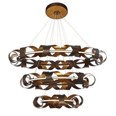 Banderia 3 - Light Dimmable LED Tiered Chandelier