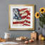 «Bless America» - Cadre photo, impression d'art textuel sur papier-1613930069-1613930025
