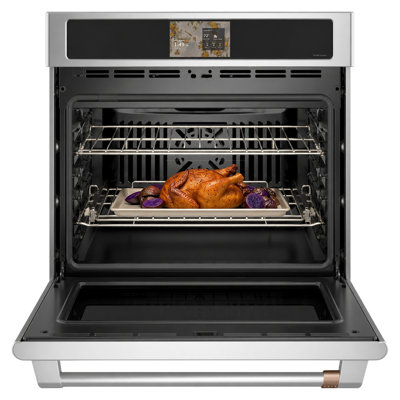 Cafe Professional Series 30" Smart Built-in Convection Single Wall Oven - Stainless.