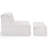 32.5" Upholstered Lounger with Ottoman-1991675676