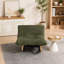 Chaise berçante avec fauteuil en velours côtelé et cadre en bois massif-1885384551