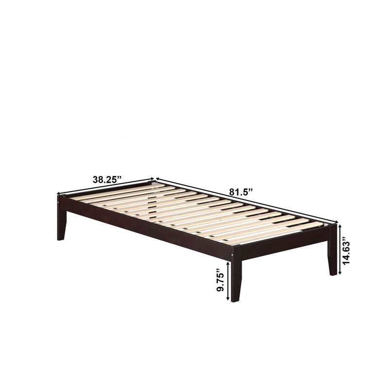 Lit plateforme standard Javaunte, Simple TG, Espresso