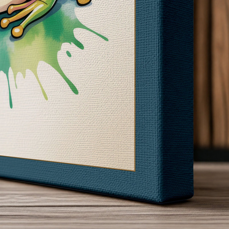 Print, 24x16 - 61.0 x 40.6 cm, Teal Border