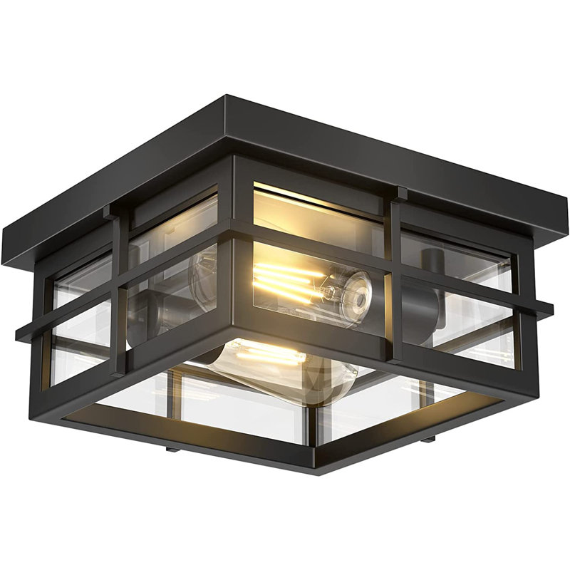 Plafonnier, Non, H 5 po x l 9,84 po x P 9,84 po