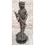 Art de sculpture de statue de bronze en métal Native American Indian Warrior