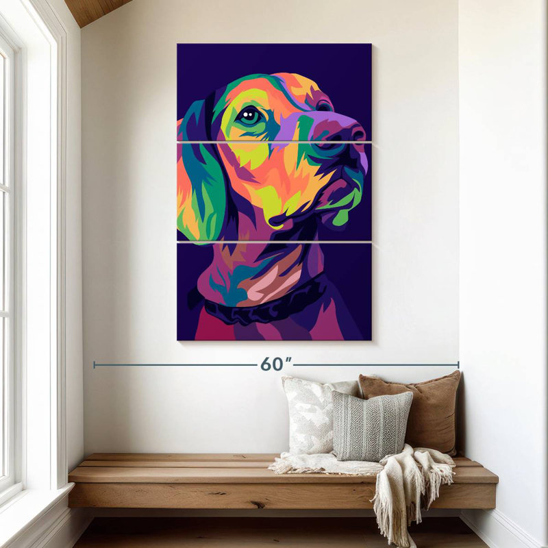 Brampt Labrador Pop, 50" H x 32" W