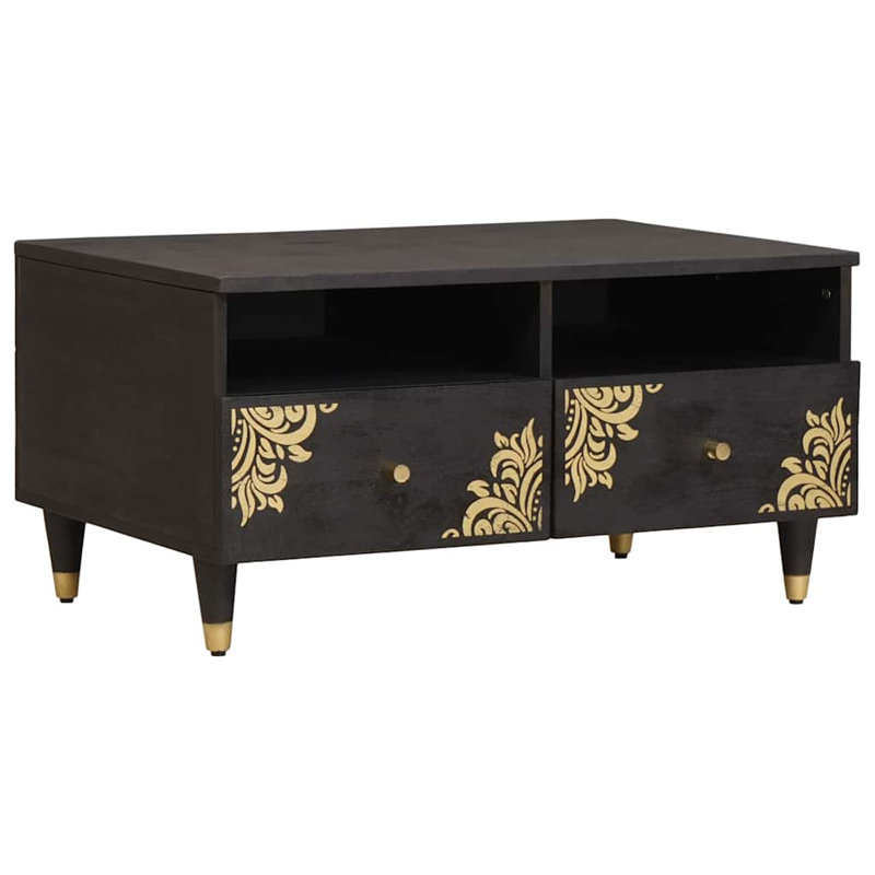 Solid Wood Coffee Table with Storage