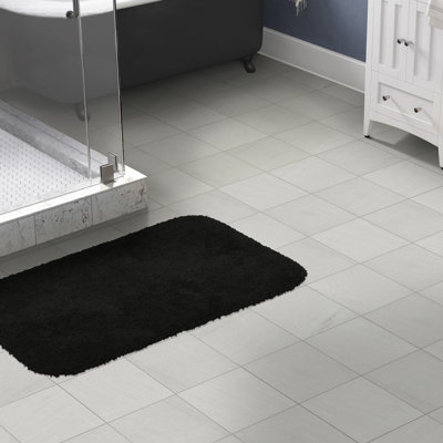 Treye Nylon Bath Rug with Non-Slip Backing