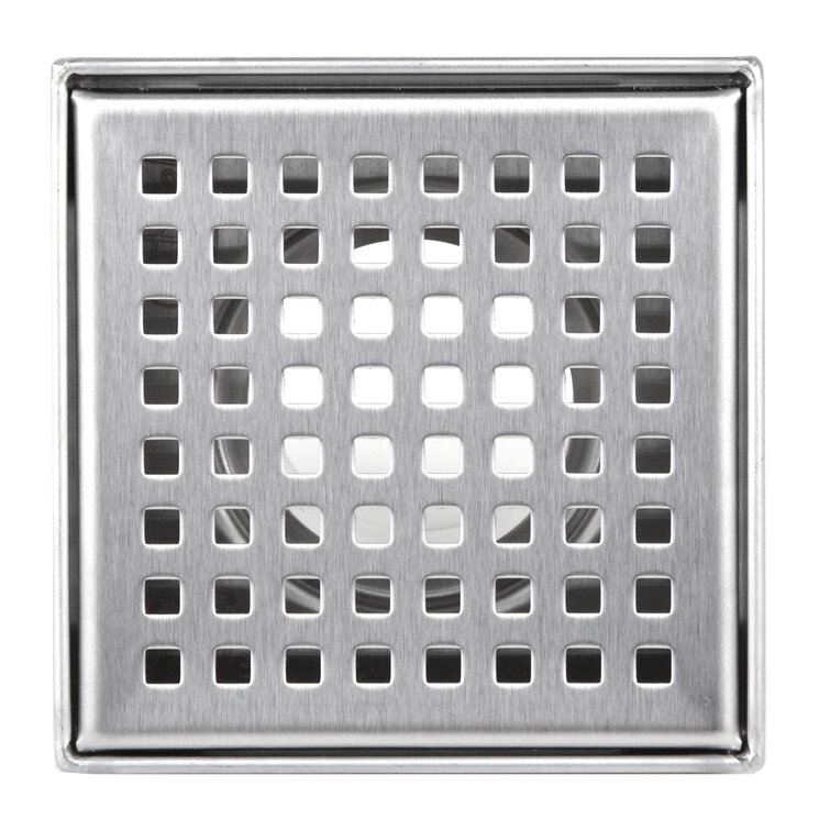 6'' W Linear Grid Shower Drain