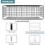 4 Set EXTRA LARGEHanging Wall Mount Storage Baskets with Adhesive Hooks & Steel Hooks, Multiuse Sturdy Wire Metal Organizing Baskets for Home Kitchen Bathroom Pantry Utility Organizer, Black