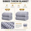 Luxury Soft Warm Ribbed Throw Faux Fur Blanket Sofa Bed Chair Fleece Small Large Machine Woven Throw Blanket-1643770401-1643770409