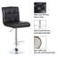 Tabouret pivotant à hauteur réglable