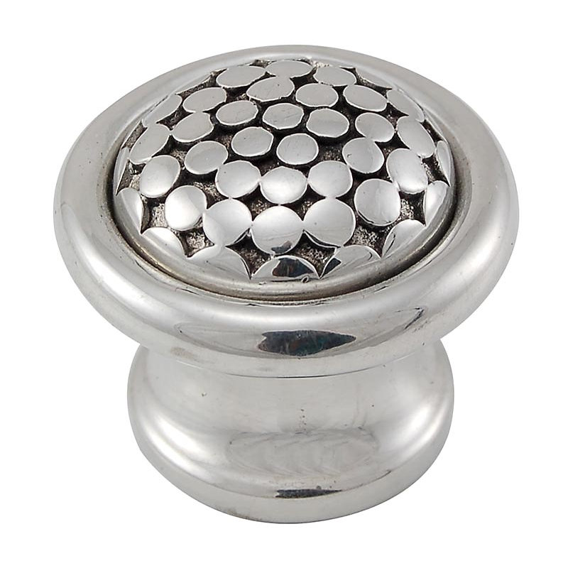 Tiziano Mushroom Knob, 1.25" H x 1.25" W x 1" D, Polished Nickel