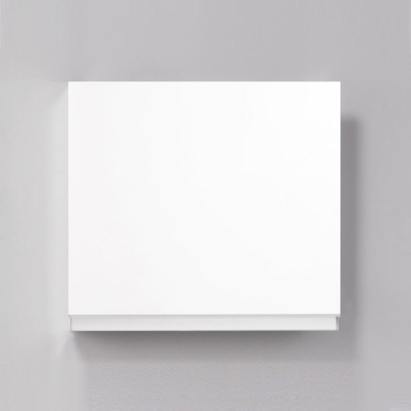 Uplift Series Recessed Frameless Medicine Cabinet with 6 Adjustable Shelves and LED Lighting, 27" x 30" x 6"