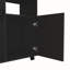 Chariot de cuisine polyvalent avec armoire dissimulée et roulettes lisses pour un rangement efficace-822012938