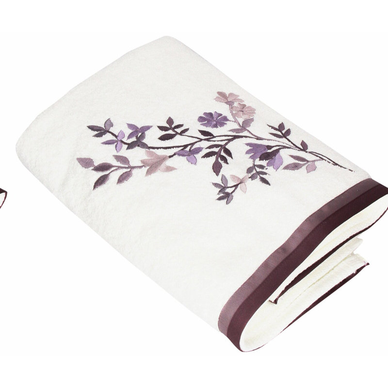Floral Whisper Soft Cotton Bath Towel - Ultra Absorbent Home Decor Essential