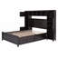 Wooden Bed With All-in-One Cabinet and Shelf-1365319699