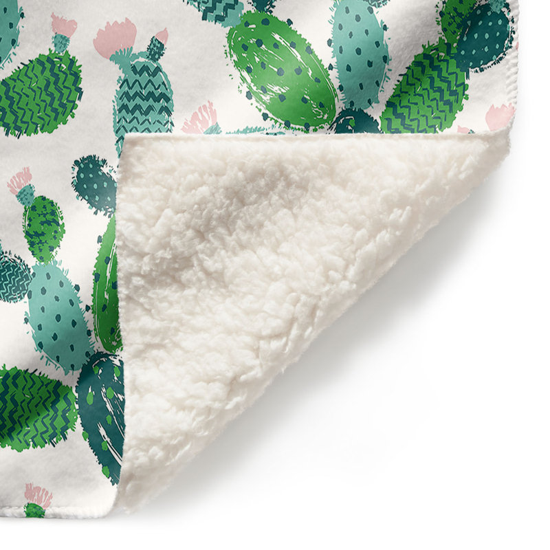 Couverture Cactus, 68 po x 80 po