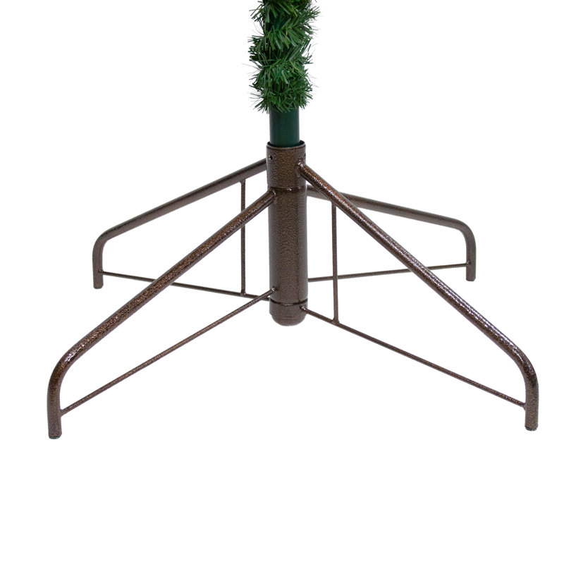 Pre-Lit Green Sugar Pine Upside Down Artificial Christmas Tree - Clear Lights, 7' H