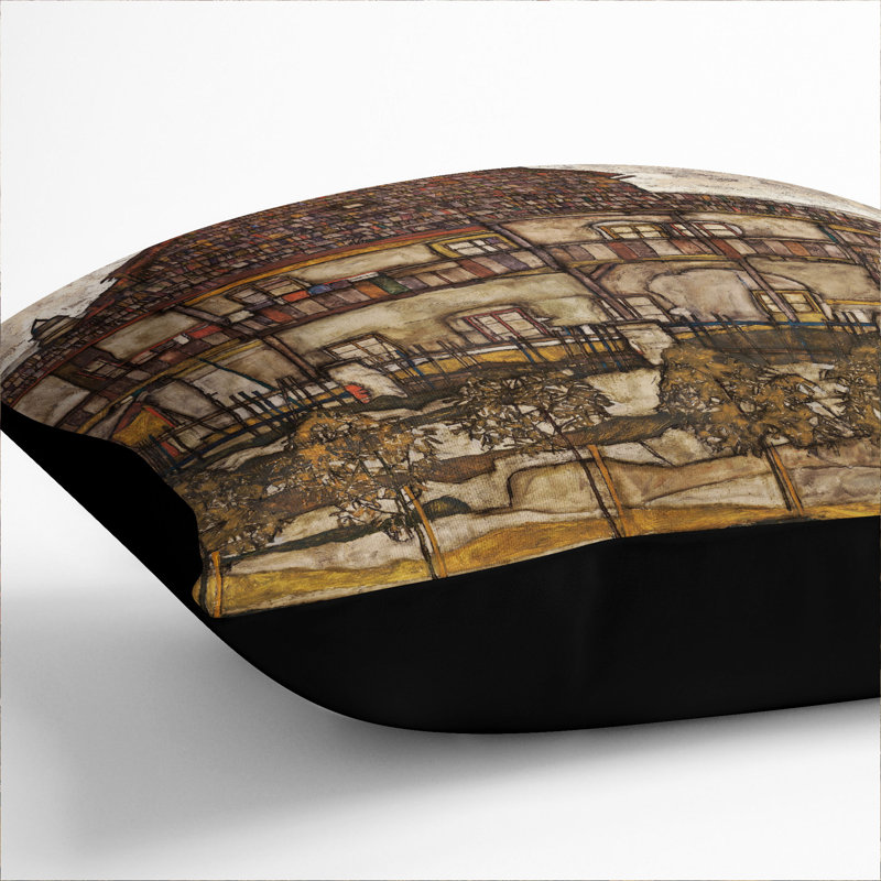 Square Cushion, 55cm H x 55cm W x 20cm D, Black
