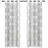 Andish 60% Polyester, 40% Cotton Sheer Sliding Panel Pair-907032601