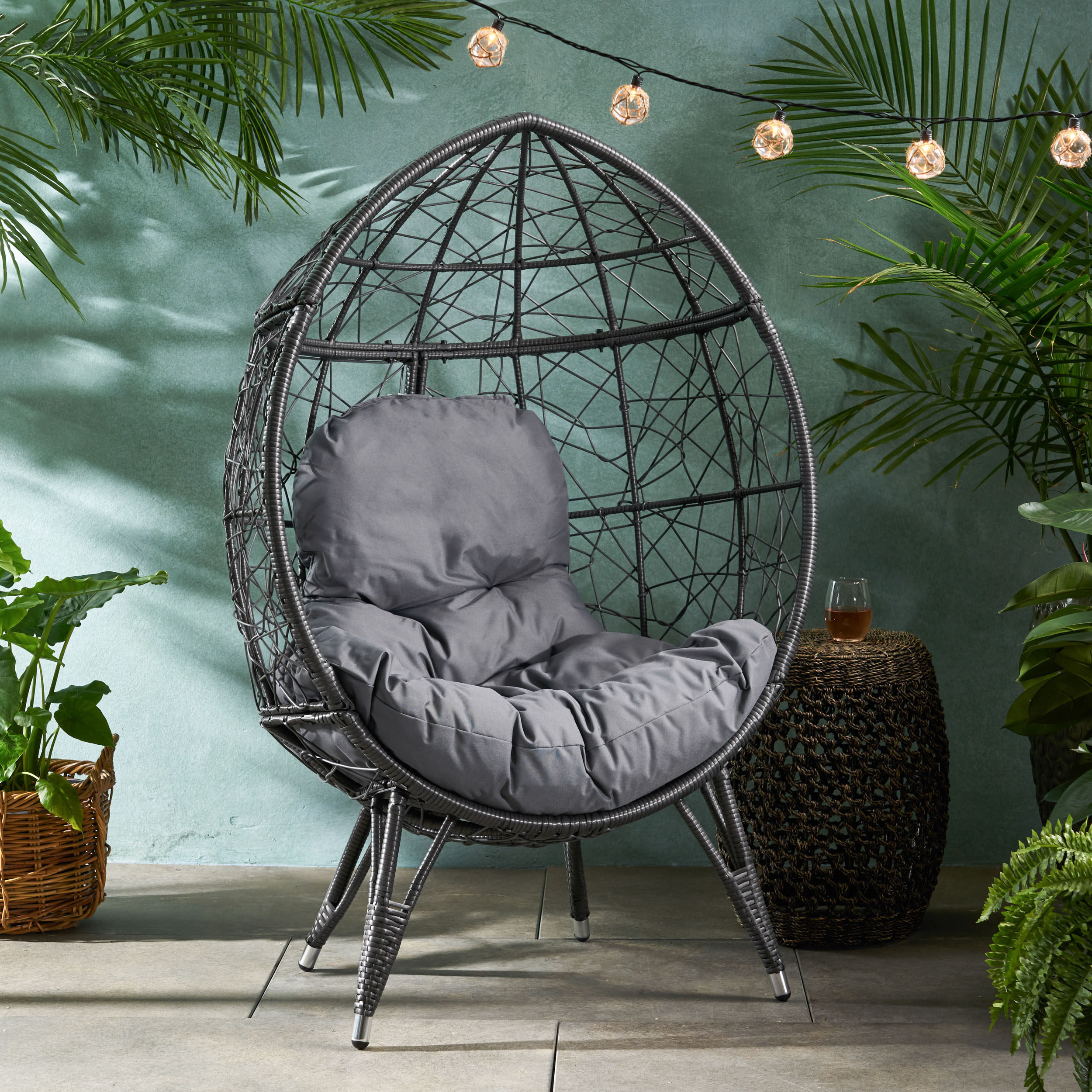 Egg Chairs Bay Front Grey Hanging Basket Chair Papasan Chair