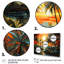 «Orange Palm Trees Mosaic» - impression-349701156-349701124