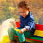 AXI Ella 95cm x 20cm Wood Rectangle Sandbox with Cover