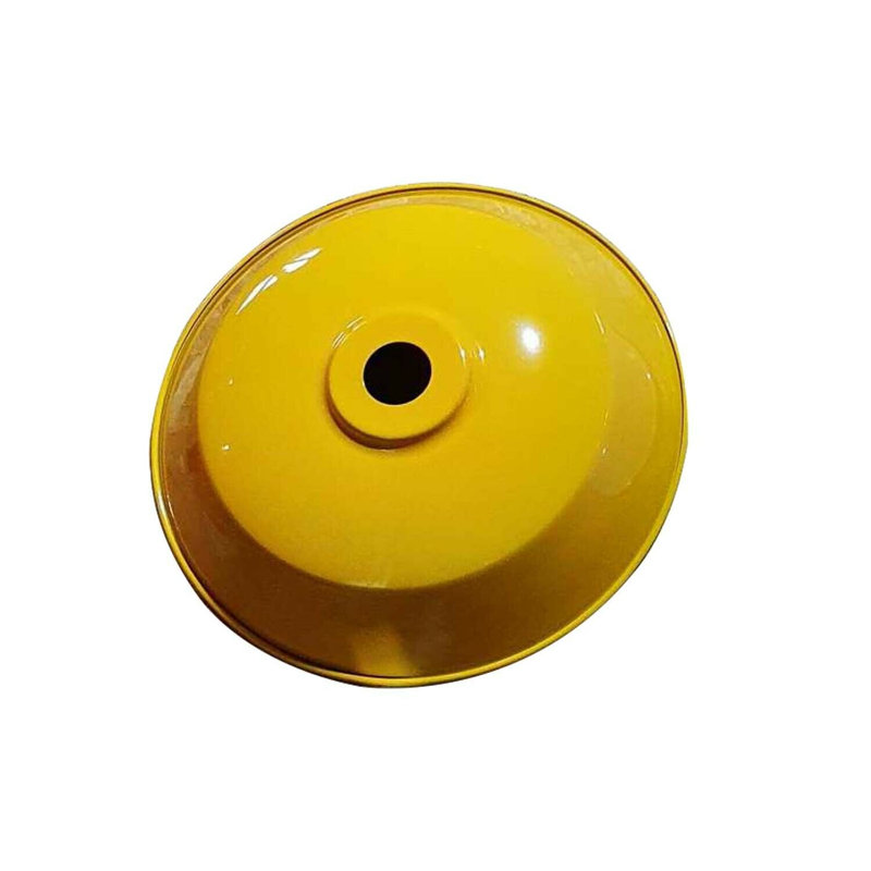7cm H Metal Bowl Lamp Shade ( Uno ), Yellow