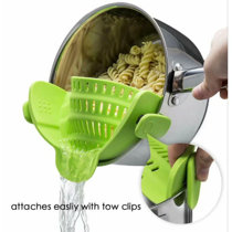 Zulay Kitchen Adjustable Vegetable Steamer Baskets For Cooking - Green