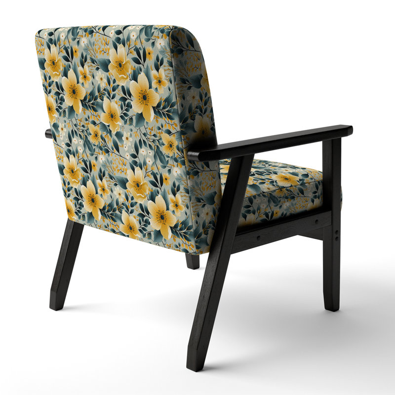 Chaise à accoudoirs rembourrée Cottage