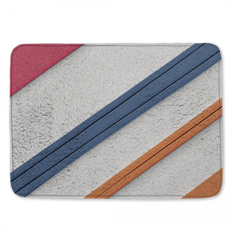 Tapis de bain Diagonal, L 34 po x L 21 po