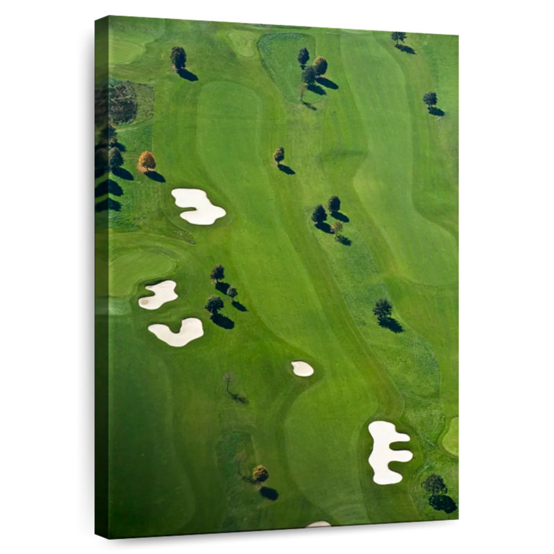 Sireci Golf Course From Above, 51" H x 34" W