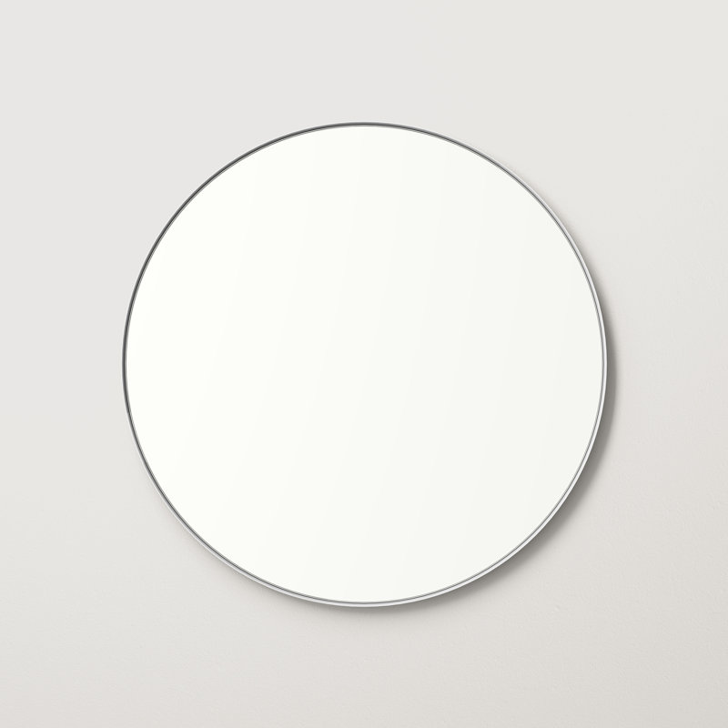 Miroir d'appoint Cele, 24" X 24", Argent