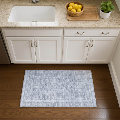 Premium Machine Washable Ashlynn Border Rug
