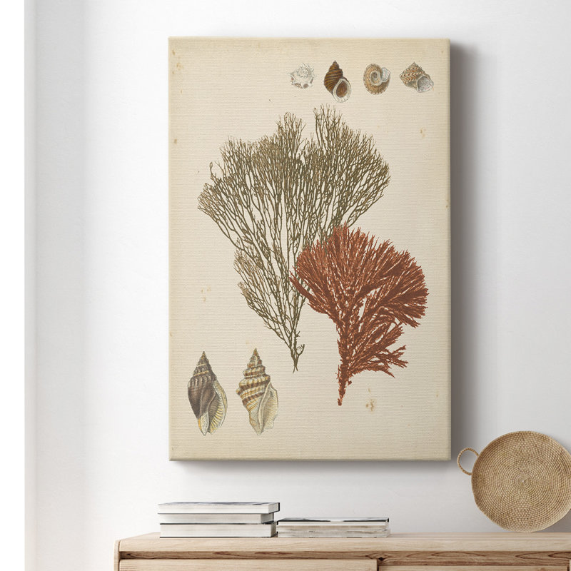 Coastal Relic IV - peinture sur toile tendue, H 12 po x l 8 po x P 1 po