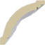 Moulure couronnée Endurathane Bonetti, H 2 1/2 po x P 2 1/2 po x F 3 5/8 po x L 94 1/2 po, (répétition 2 3/4 po), apprêtée en usine