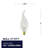 25 Watt CA11 Incandescent, Dimmable Light Bulb, (2700K) E12/Candelabra Base
