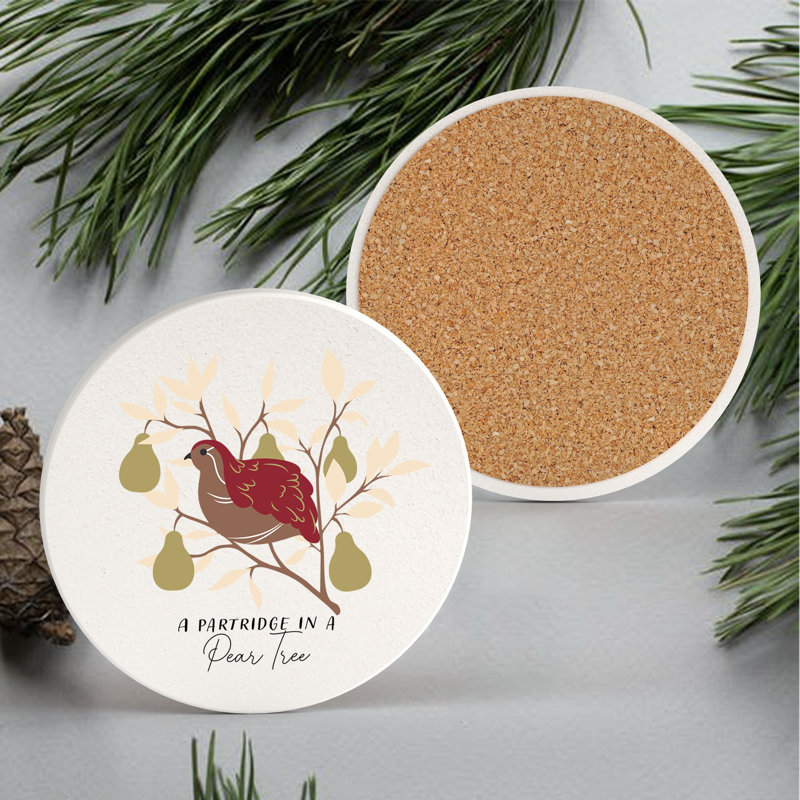 Santamaria Ceramic Round 1 Piece Coaster