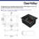 Deervalley 25"×22" Rectangular Drop in Quartz Composite Single Bowl Kitchen Sink with Accessories