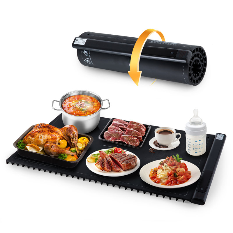 Tapis chauffant électrique de qualité supérieure - Chaufferette enroulable en silicone pour un service rapide et sécuritaire